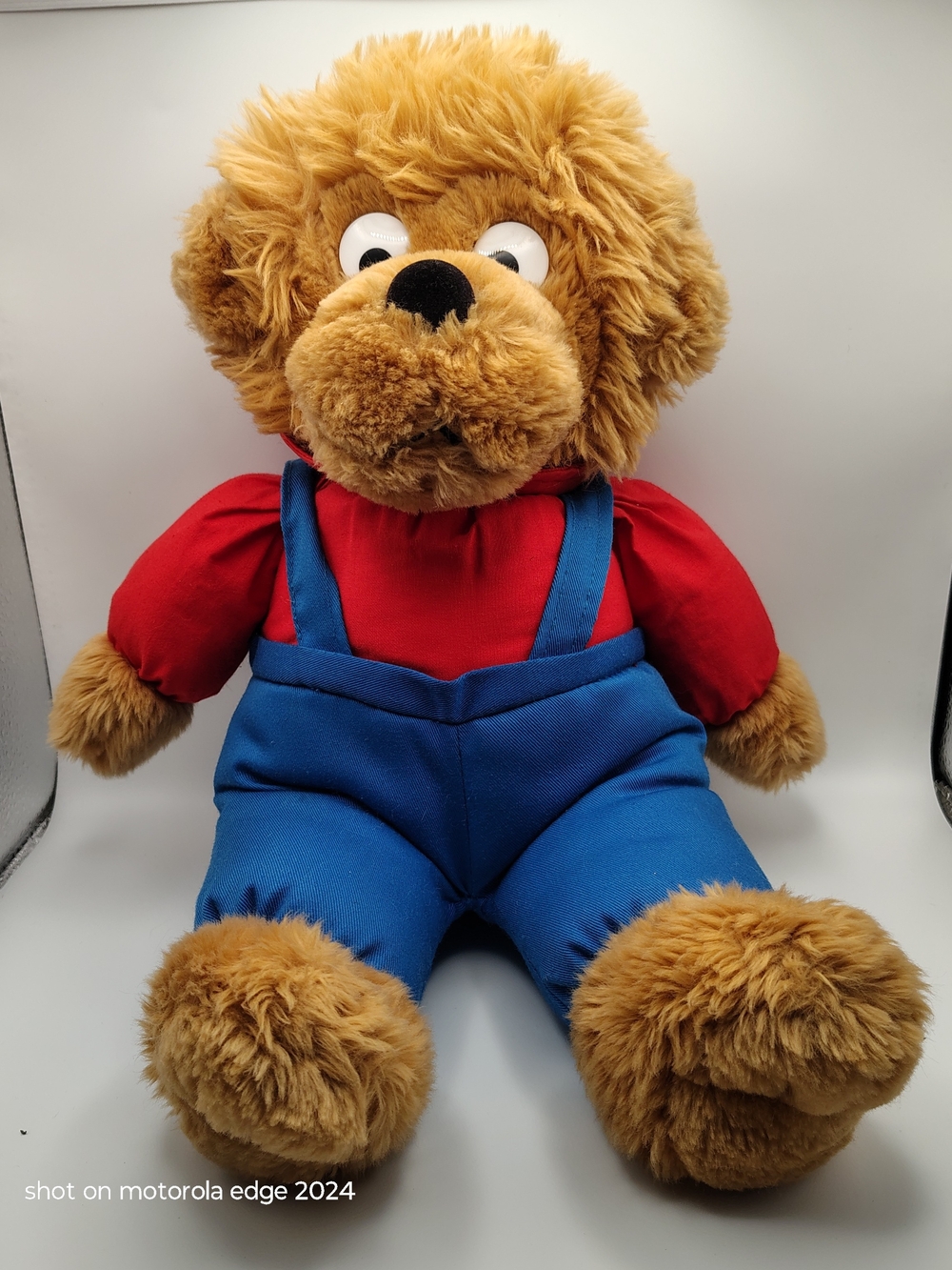Vintage Berenstain Bears Brother Bear 16" Plush 1990s